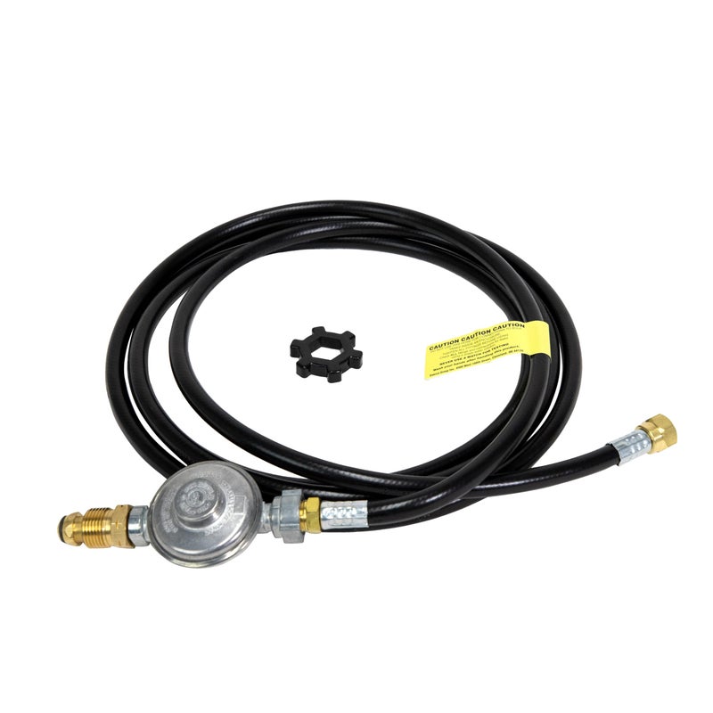 Mr. Heater 12-Feet Hose/Regulator Assembly with Restricted Flow Soft Nose P.O.L. - Image 1